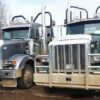 Rider Series 6" and 12" Straight Double Row Bars installed on Truck Bumpers