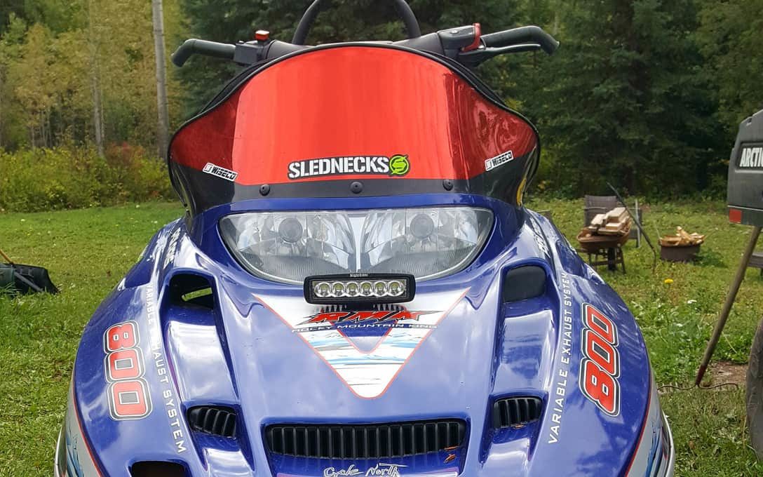 N1918S installed on snowmobile