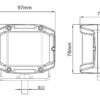 Side Shooter Light Dimensions