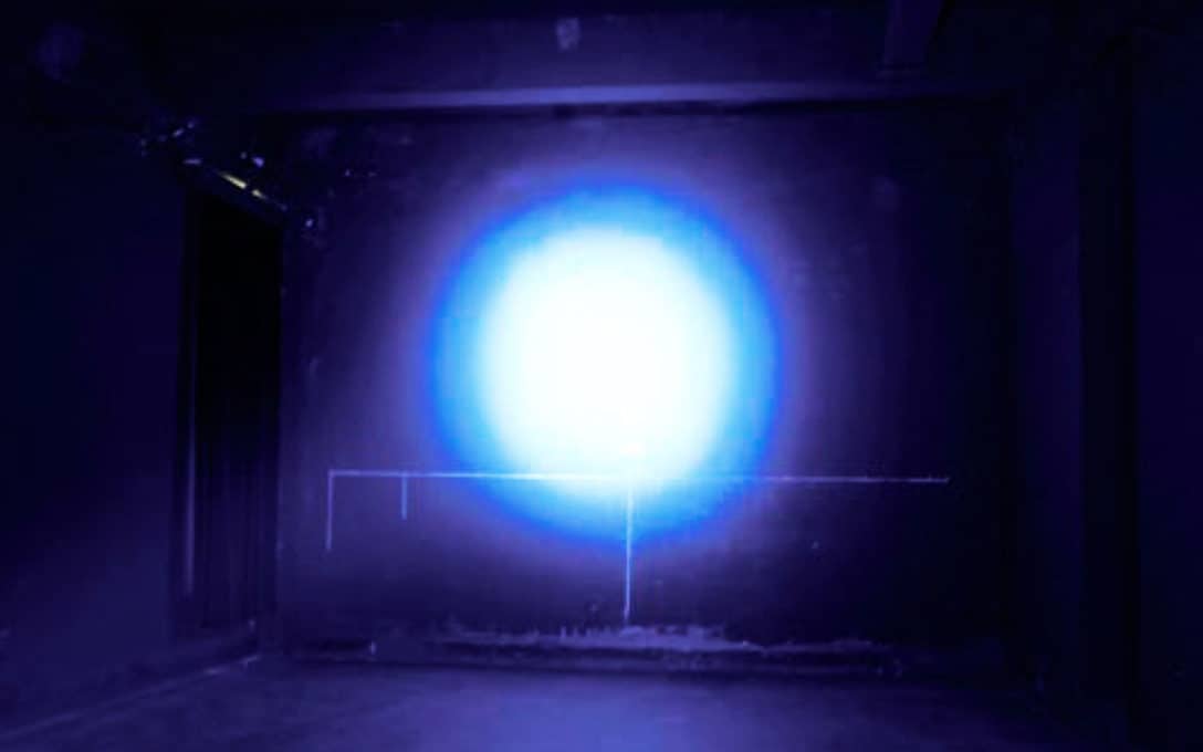 Ultra-Blue Light Beam