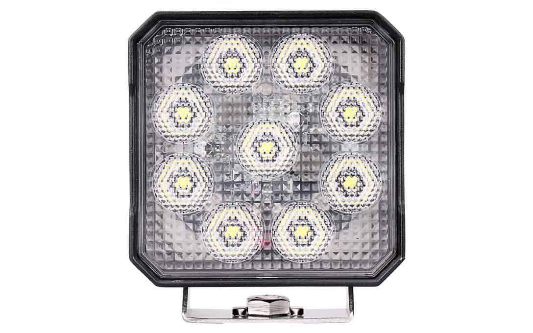 High Intensity 4" Square Work Light - Front