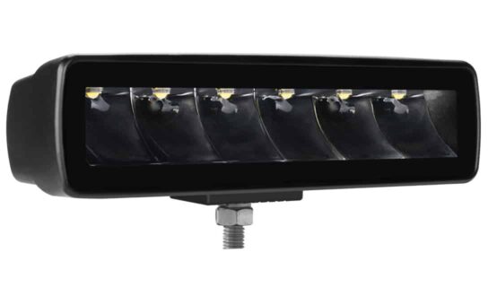 6" JET BLACK Compact Light Bar - 30W Spot