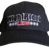Black NightRider™ ball cap with big logo - Front View