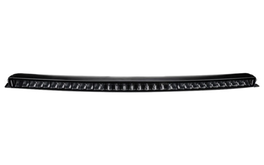 32" JET BLACK Curved Single Row Bar with E-Mark Certification - Front View