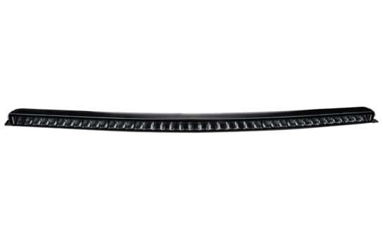 40" JET BLACK Curved Single Row Bar with E-Mark Certification - Front View
