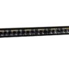 20" ECE Jet Black Single Row Bar with Amber Warning Lights