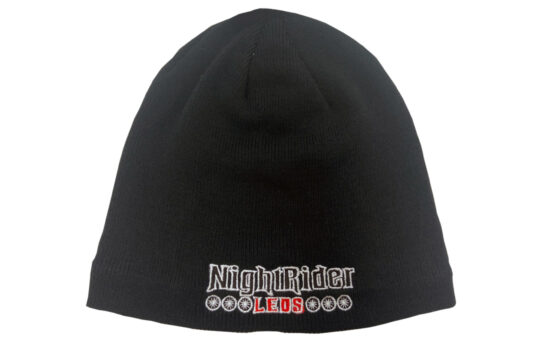 Black Toque with stitched NightRider™ LEDS logo
