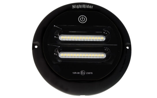 Black 5" Round Low Profile Interior Light