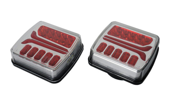 Pair of Wireless Trailer Lights with brake light, signal light, and DRL