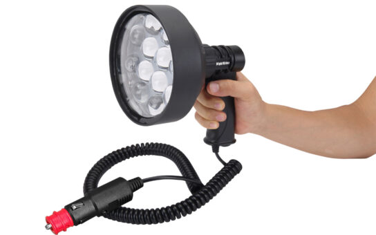 Handheld Search Light - Side Aspect View